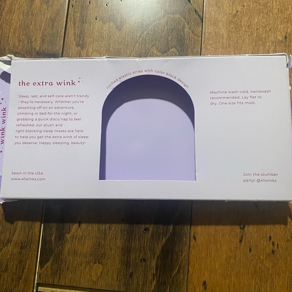 Brand New in Box, 41 Winks, Sleep Mask “Nap Queen” from Nordstrom. - Picture 10 of 10